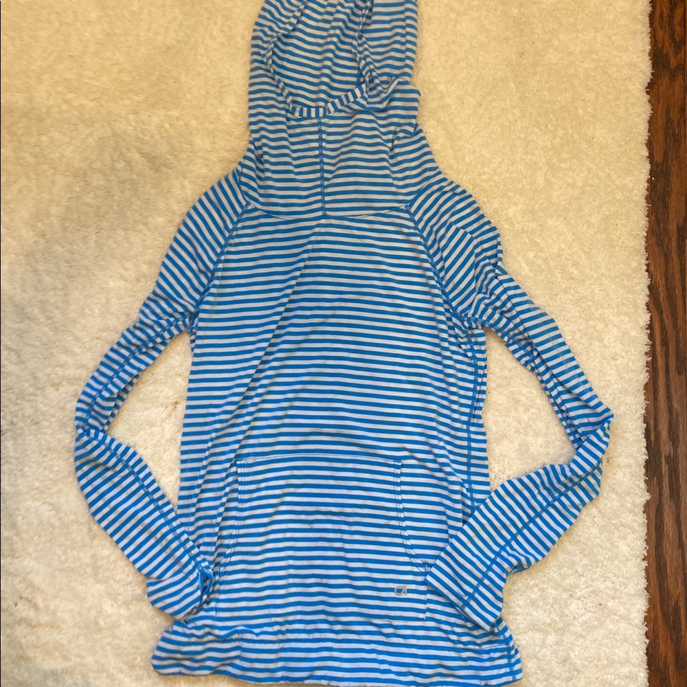 GapFit Striped Hooded Shirt